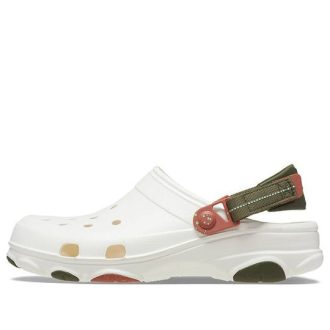 Crocs All Terrain puukengät ”White Green” 206340-0WV