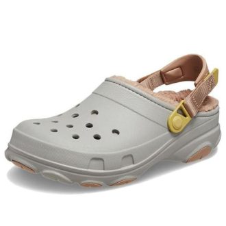 Crocs All Terrain vuorattu puukenkä ”Grey Brown” 207936-1LM