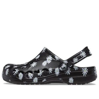 Crocs Baya kausipainetut puukengät ”Black Daisy” 206230-0ZI