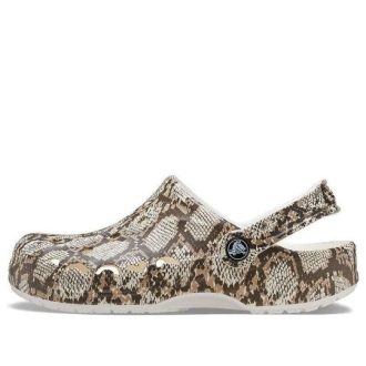 Crocs Baya kausipainetut puukengät ”Oyster Mushroom” 206230-13T