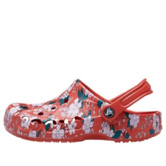 Crocs Baya kausipainetut puukengät ”Spicy Orange White” 206230-82Z
