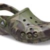Crocs Baya Marble Fashion Outdoor Unisex Military Green Sandaalit 206935-3TC