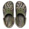 Crocs Baya Marble Fashion Outdoor Unisex Military Green Sandaalit 206935-3TC