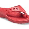 Crocs Baya Minimalistic Casual Flat Flip-Flops Red 11999-6FI