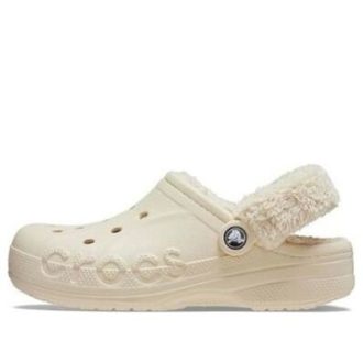 Crocs Baya vuorattu Fuzz Strap puukengät ”White” 206633-11S