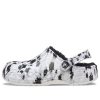 Crocs Baya vuorattu puukenkä Fleecevuorattu Unisex valkoinen harmaa tossut ”White Grey” 205975-10M