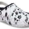 Crocs Baya vuorattu puukenkä Fleecevuorattu Unisex valkoinen harmaa tossut ”White Grey” 205975-10M