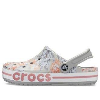 Crocs Bayaband Beach vaaleanharmaat kukat sandaalit 206232-0GN