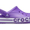 Crocs Bayaband Clog Kulutusta kestävä Cozy Beach Sports Unisex Purppura sandaalit 205089-520