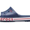 Crocs Bayaband Clog Sininen Valkoinen Punainen Unisex Tossut 205392-4CC