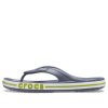 Crocs Bayaband Flip – Liukumattomat Kulutusta kestävät Casual Harmaa Vihreät Tohvelit ”Grey Green” 205393-0A3