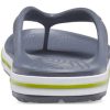 Crocs Bayaband Flip – Liukumattomat Kulutusta kestävät Casual Harmaa Vihreät Tohvelit ”Grey Green” 205393-0A3