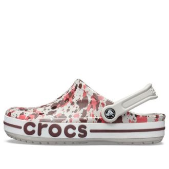Crocs Bayaband Printed Classic -kengät ”White Brown Red” 205840-1CD