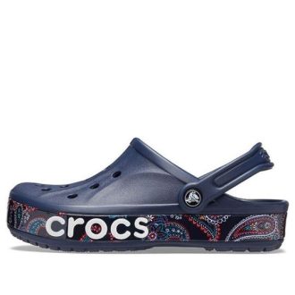 Crocs Bayaband Printing Sandaalit Unisex Blue 206233-410