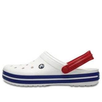 Crocs Beach Unisex White Blue Sandaalit ”White Blue” 11016-11I