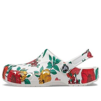 Crocs Beach White Flowers Sandaalit ”White Red Green” 206230-10D