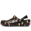 Crocs Bistro Graphic Clog Tyylikkäät rento mustat sandaalit 204044-0FN
