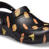 Crocs Bistro Graphic Clog Tyylikkäät rento mustat sandaalit 204044-0FN