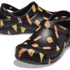 Crocs Bistro Graphic Clog Tyylikkäät rento mustat sandaalit 204044-0FN