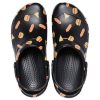 Crocs Bistro Graphic Clog Tyylikkäät rento mustat sandaalit 204044-0FN