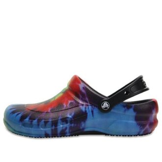 Crocs Bistro Graphic -puukengät ”Blue Multi” 204044-0C4