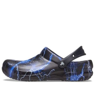 Crocs Bistro -puukengät ”Black Lightning Bolts” 204044-0GZ