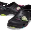 Crocs Classic All-Terrain Clog Minimalistiset casual unisex mustat sandaalit 207340-001