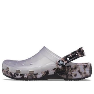 Crocs Classic Bleach puukengät ”Translucent Black White” 207333-001