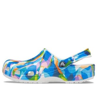 Crocs Classic Bubble Block -puukengät ”Blue Multi” 207298-94S