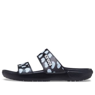 Crocs Classic Casual Fashion Unisex mustat siniset tossut 207680-066