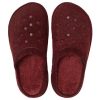 Crocs Classic Casual Thicken Stay Warm Unisex viininpunaiset tossut 203600-60U