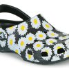 Crocs Classic Clo daisy Full Print Sandaalit Unisex Musta 206375-0ZI