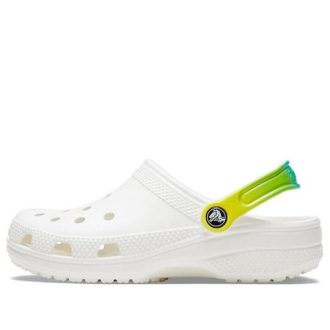 Crocs Classic Clog Beach Sandaalit White Gradient Green 206638-1DC Crocs Classic Clog Beach Sandaalit White Gradient Green 206638-1DC