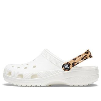 Crocs Classic Clog Beach Sandals Leopardprint Valkoinen 206638-1D1 Crocs Classic Clog Beach Sandals Leopardprint Valkoinen 206638-1D1