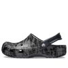 Crocs Classic Clog Camouflage Printing Rantasandaalit Musta Unisex 206454-001