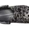 Crocs Classic Clog Camouflage Printing Rantasandaalit Musta Unisex 206454-001