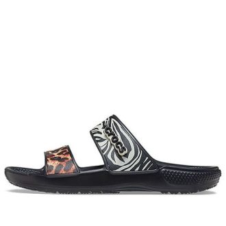 Crocs Classic Clog Cozy Unisex mustat moniväriset tossut ”musta” 207847-0C4 Crocs Classic Clog Cozy Unisex mustat moniväriset tossut ”musta” 207847-0C4