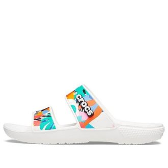 Crocs Classic Clog Cozy Unisex valkoinen moniväriset tossut ”White” 207856-94S Crocs Classic Clog Cozy Unisex valkoinen moniväriset tossut ”White” 207856-94S