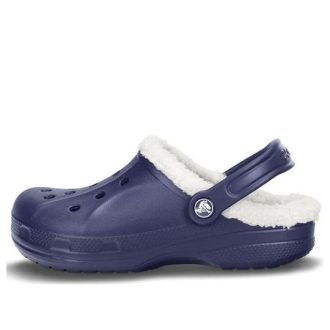 Crocs Classic Clog Crocs Stay Warm kulutusta kestävät tummansiniset unisex-tossut 16244-49U Crocs Classic Clog Crocs Stay Warm kulutusta kestävät tummansiniset unisex-tossut 16244-49U
