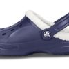 Crocs Classic Clog Crocs Stay Warm kulutusta kestävät tummansiniset unisex-tossut 16244-49U