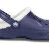 Crocs Classic Clog Crocs Stay Warm kulutusta kestävät tummansiniset unisex-tossut 16244-49U
