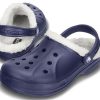 Crocs Classic Clog Crocs Stay Warm kulutusta kestävät tummansiniset unisex-tossut 16244-49U