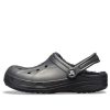 Crocs Classic Clog Crocs Stay Warm Kulutusta kestävät urheilulliset Unisex Mustat sandaalit 16244-060
