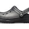Crocs Classic Clog Crocs Stay Warm Kulutusta kestävät urheilulliset Unisex Mustat sandaalit 16244-060