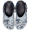 Crocs Classic Clog Desert Camouflage Outdoor Beach Unisex mustat harmaat sandaalit 207305-097