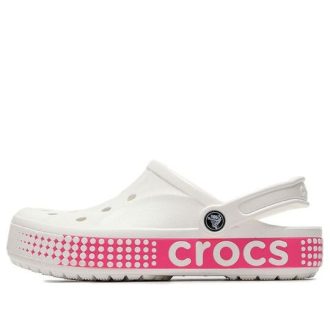 Crocs Classic Clog Hengittävä ja liukumaton kenkä vaaleanpunainen valkoinen 206852-100 Crocs Classic Clog Hengittävä ja liukumaton kenkä vaaleanpunainen valkoinen 206852-100