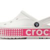Crocs Classic Clog Hengittävä ja liukumaton kenkä vaaleanpunainen valkoinen 206852-100