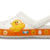 Crocs Classic Clog Line Friends Beach White Yellow Unisex sandaalit ”White Yellow” 205791-100