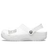 Crocs Classic Clog -logo ”Valkoinen” 206450-103