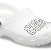 Crocs Classic Clog -logo ”Valkoinen” 206450-103
